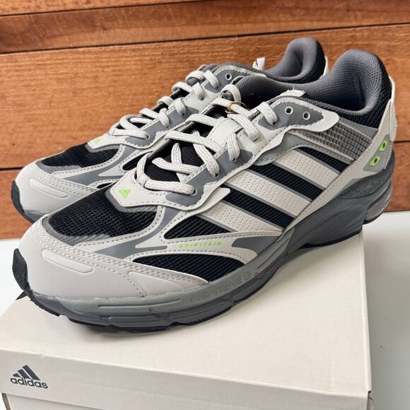 Adidas SPIRITAIN 2000 Athletic Sneakers Shoes Mens Sz 11 Core Black/Grey ID5410 - Picture 3 of 9